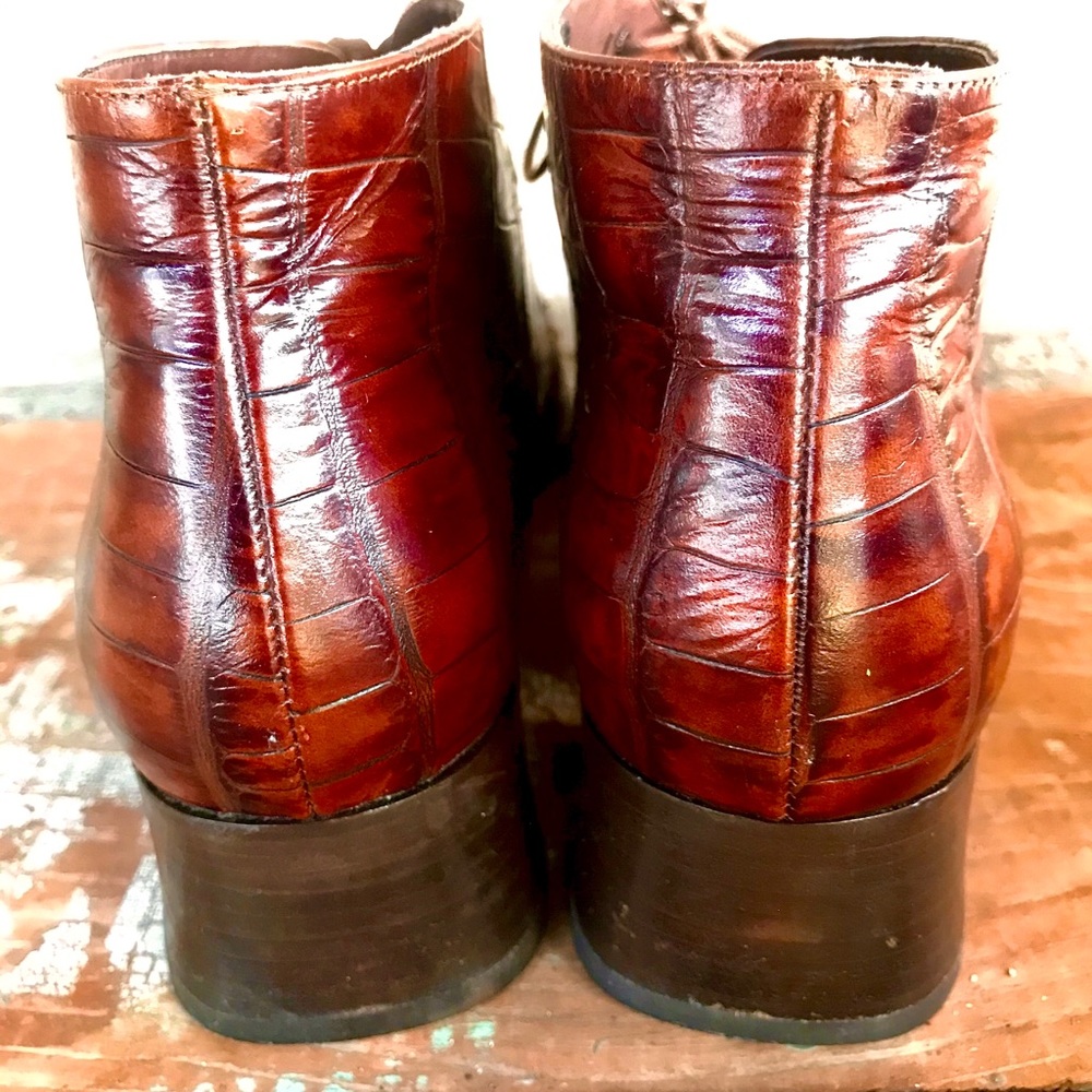*****SOLD*SOLD****Annie Hall Ankle Boots made in Italy by AMALFI - Picture 8 of 10